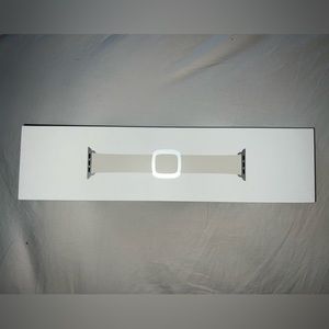 white leather apple watch strap!